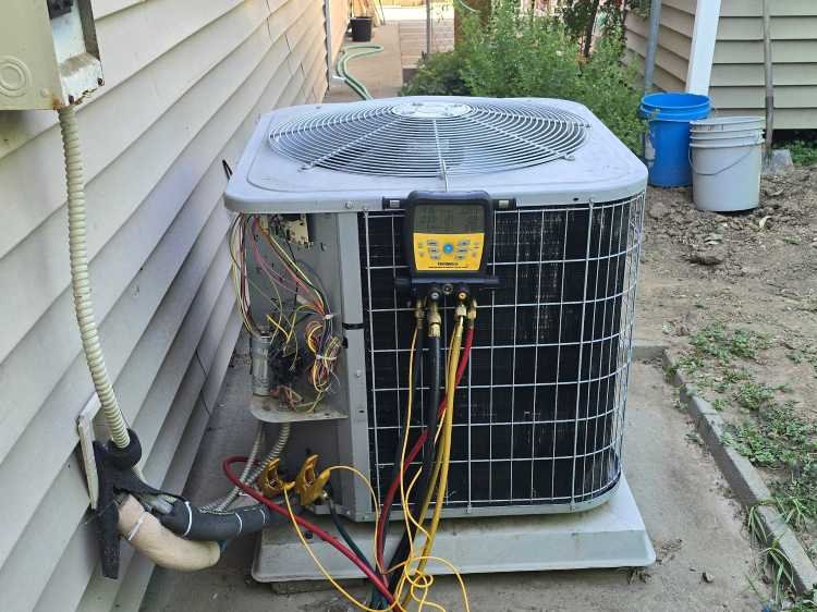 Levano Pro HVAC Solutions performing AC system diagnostics and refrigerant testing in Sacramento